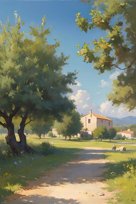 394755-378620109-oil painting,Impressionism,oil painting with brushstrokes, (masterpiece, realistic_1.1), french mediterranean countryside, olive.png